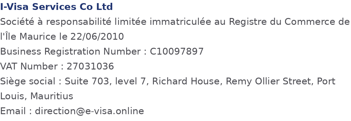 Identification de l'éditeur du site