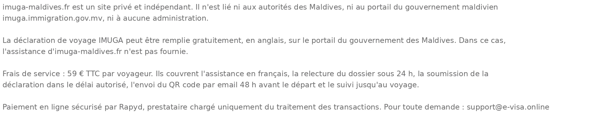 Informations légales